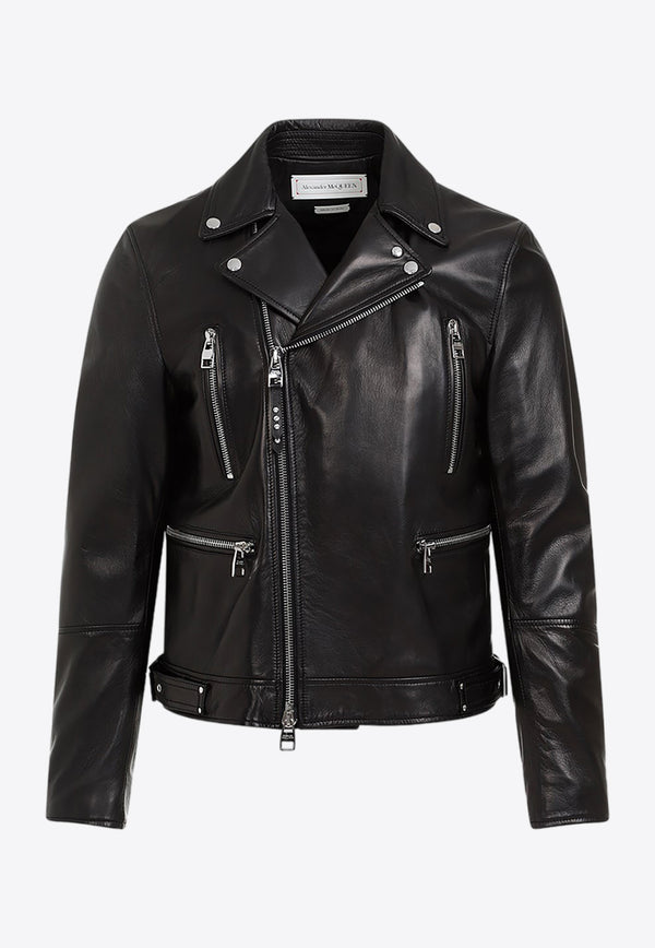 Zip-Up Biker Jacket