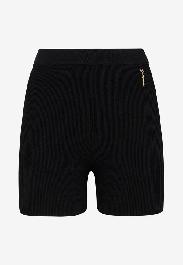 Logo Charm Knit Shorts