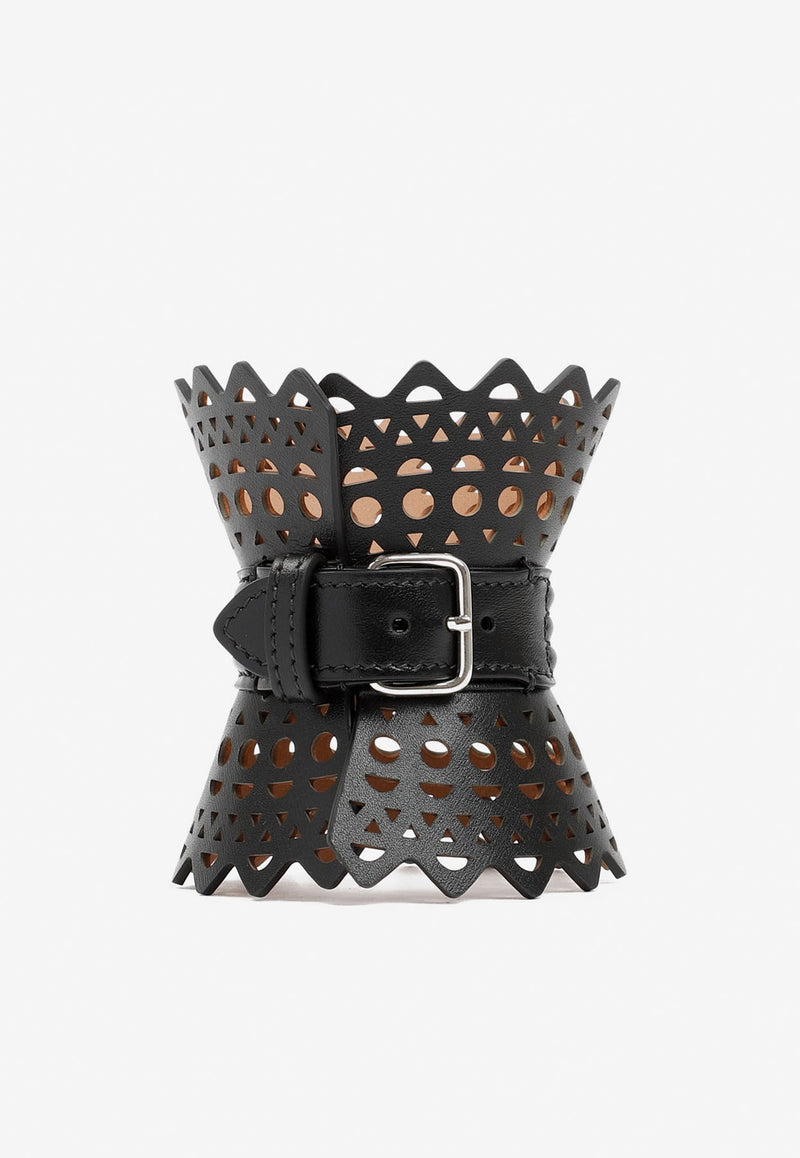 Leather Corset Bracelet