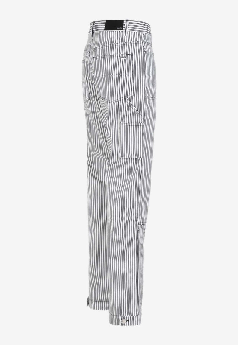 Striped Logo Pants