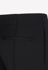 Bottega Veneta Curved Tailored Pants  708514.VKIV0 1000 BLACK