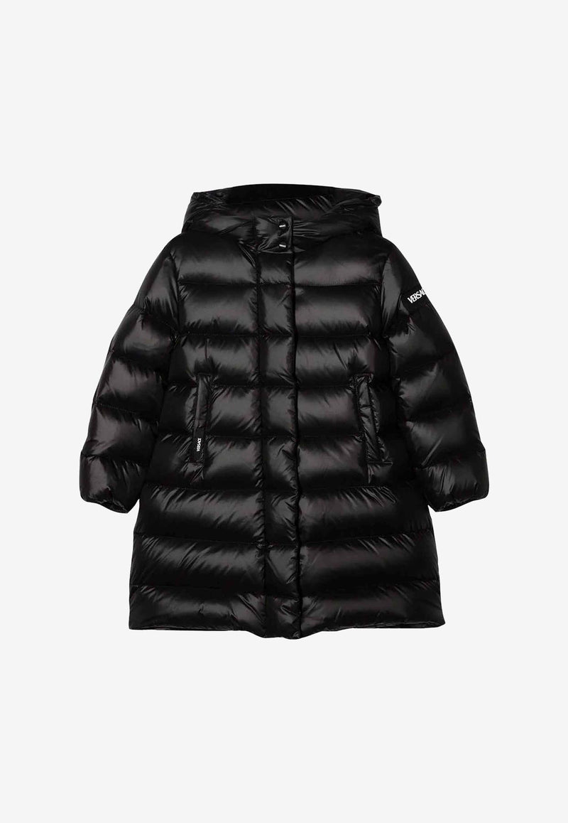 Versace Kids Boys Padded Down Jacket Black 1000416 1A04726 1B000