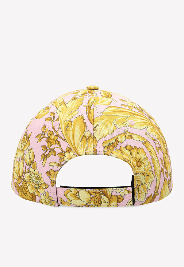 Versace Logo Barocco Print Cap Gold 1001590 1A01281 5P220