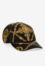 Versace Baroque Print Baseball Cap 1001590 1A06953 5B000 Multicolor