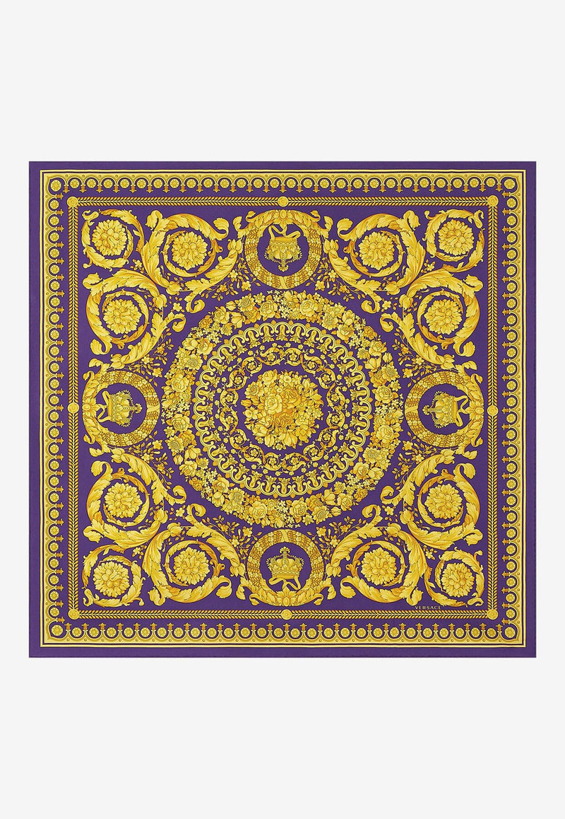 Versace Large Barocco Print Silk Scarf 1001600 1A04577 5L390 Multicolor