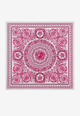 Barocco Silk Scarf Pink 1001600 1A04577 5W280