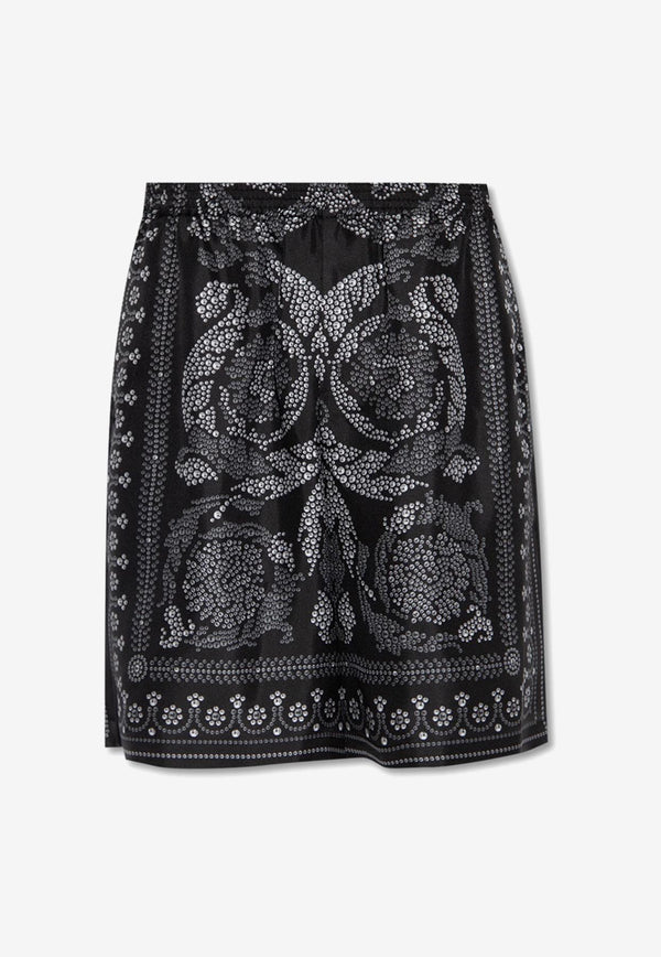 Baroque Silk Shorts Monochrome 1002476 1A06140 5B950