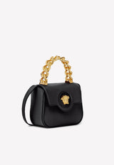 Versace La Medusa Leather Mini Bag Black 1003016 DVIT2T 1B00V