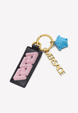 Versace Logo Charm Key Chain 1003145 1A02247 2P79V Multicolor