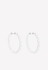 Heart-Shaped Hoop Earrings