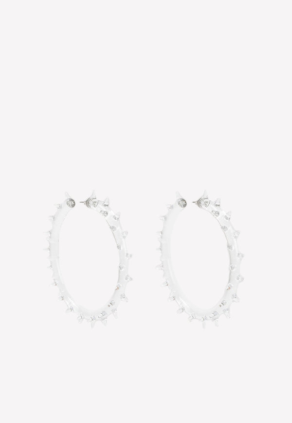 Heart-Shaped Hoop Earrings