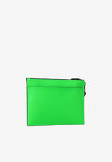 Medusa Biggie Leather Pouch Green 1006243 1A05512 1GE9E