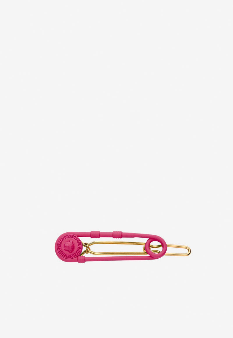 Versace Kids Girls Safety Pin Hair Clip Pink 1006259 1A00635 4J560