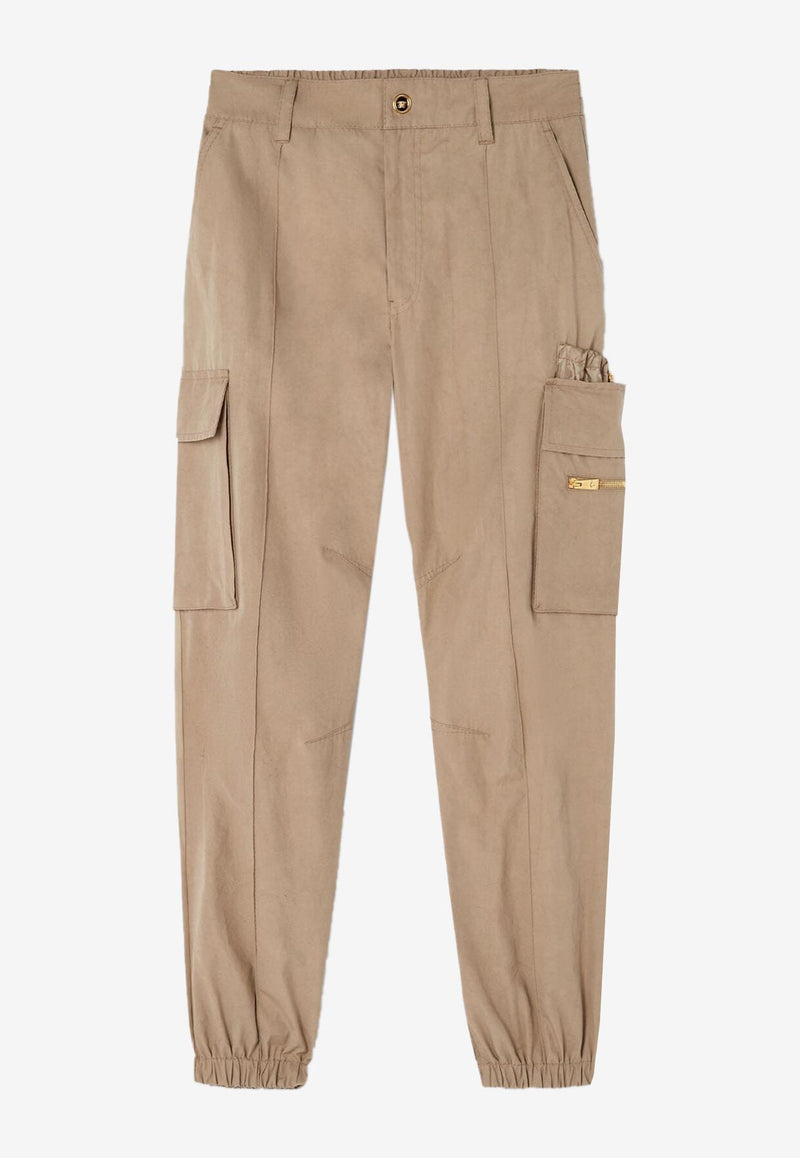 Versace Medusa La Greca Cargo Pants 1007456 1A05280 1KA50 Beige