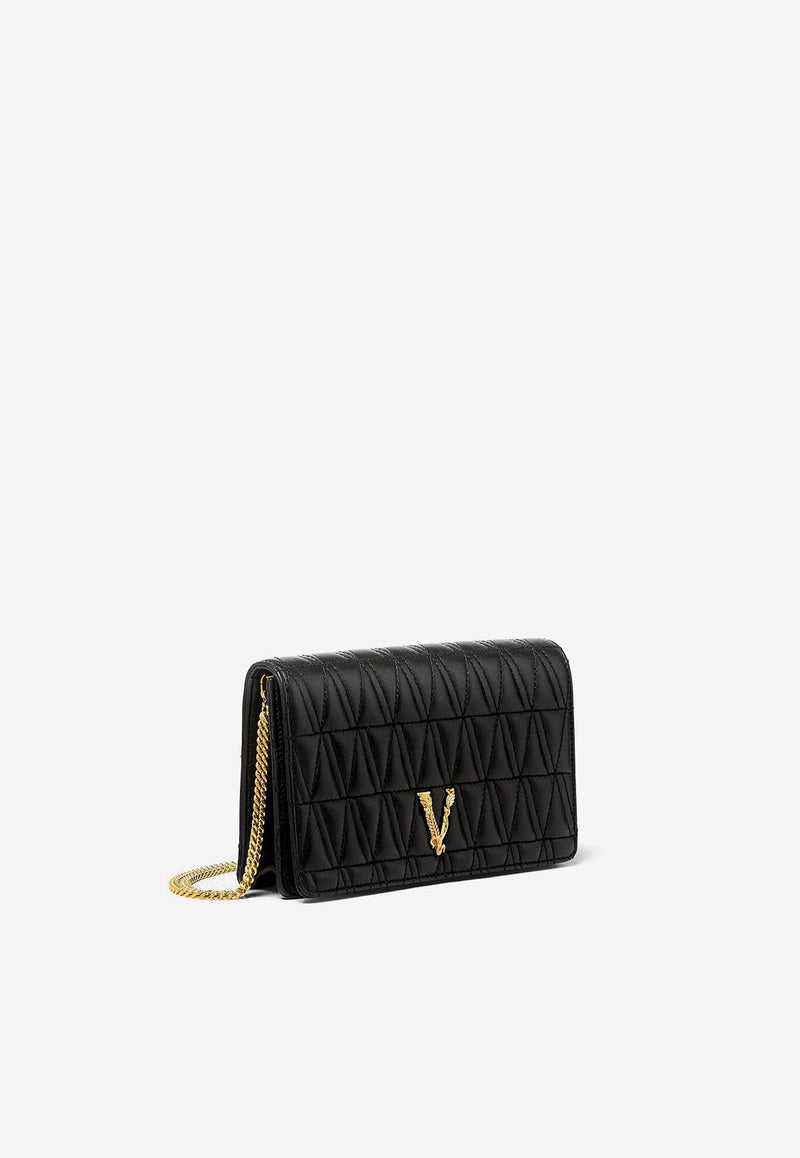 Leather Virtus Clutch Black 1007675 DNATR4 1B00V