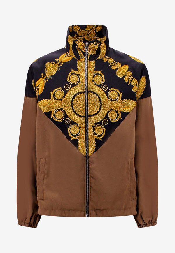 Versace Maschera Baroque Print Zip-Up Jacket 1009370 1A06824 5B000 Multicolor