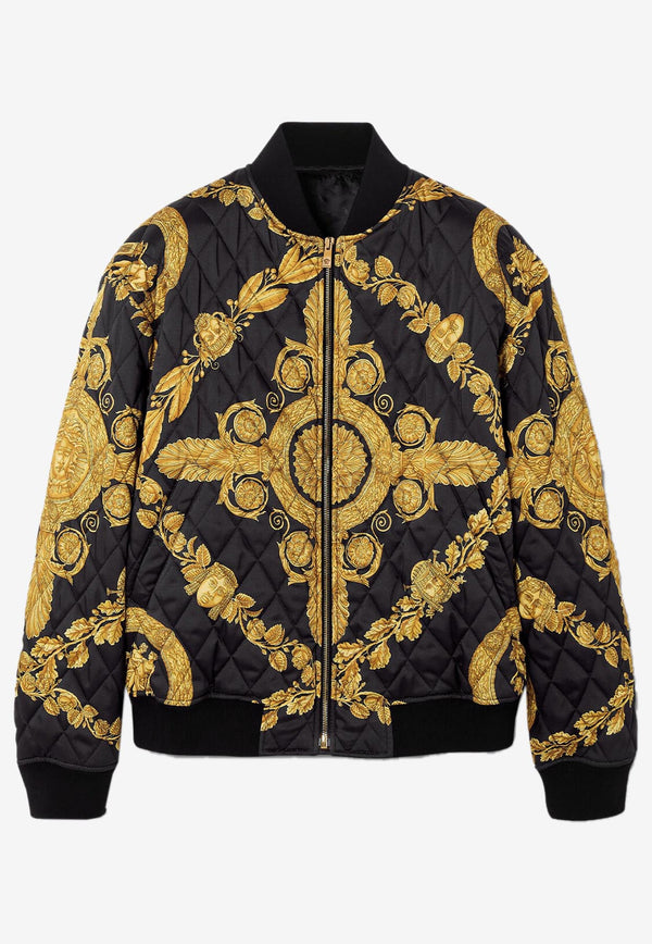 Versace Maschera Baroque Print Bomber Jacket 1009431 1A06883 5B000 Multicolor