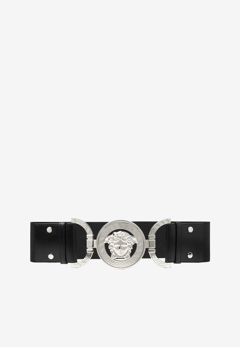 Versace Medusa
95 Wide Belt 1010073 1A07131 1B00P Black