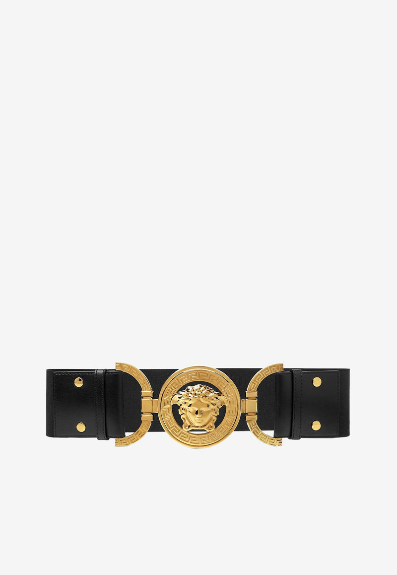 Versace Medusa
95 Wide Belt 1010073 1A07131 1B00V Black