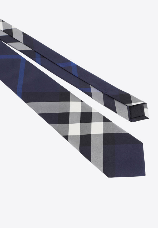 Checked Silk Tie