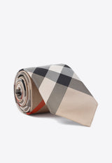 Checked Silk Tie