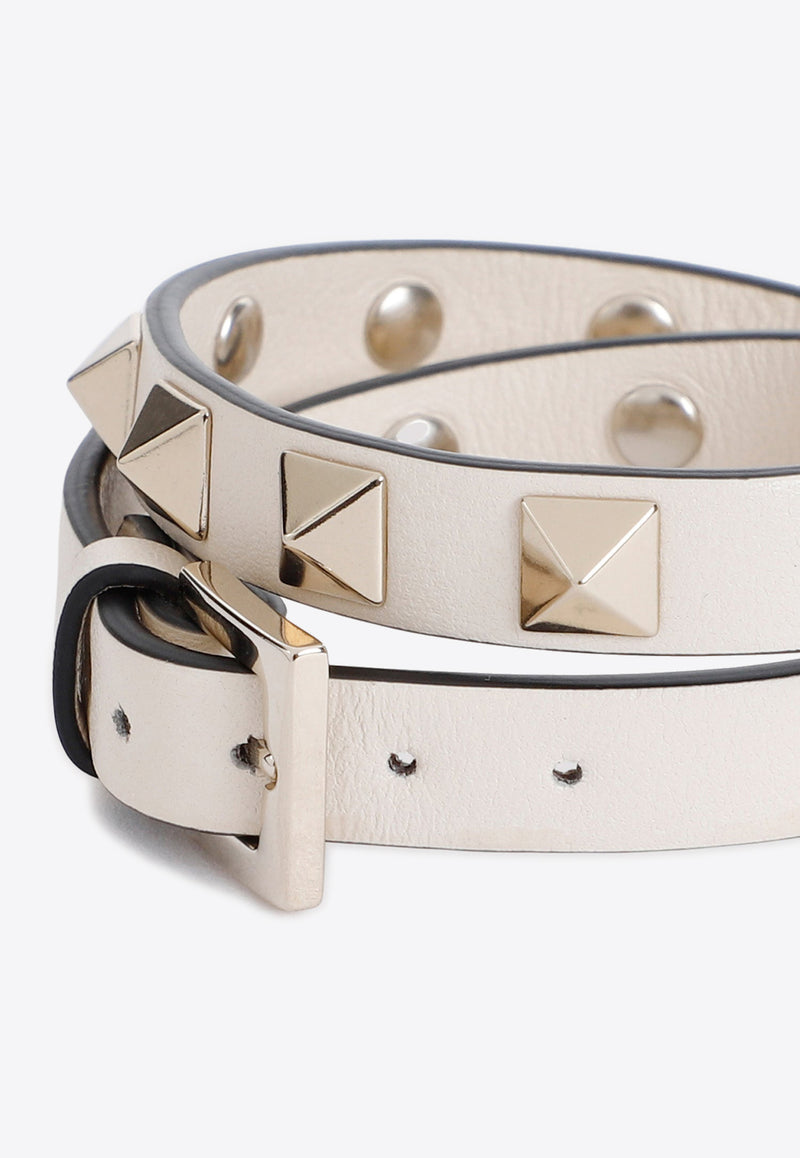 Rockstud Leather Bracelet