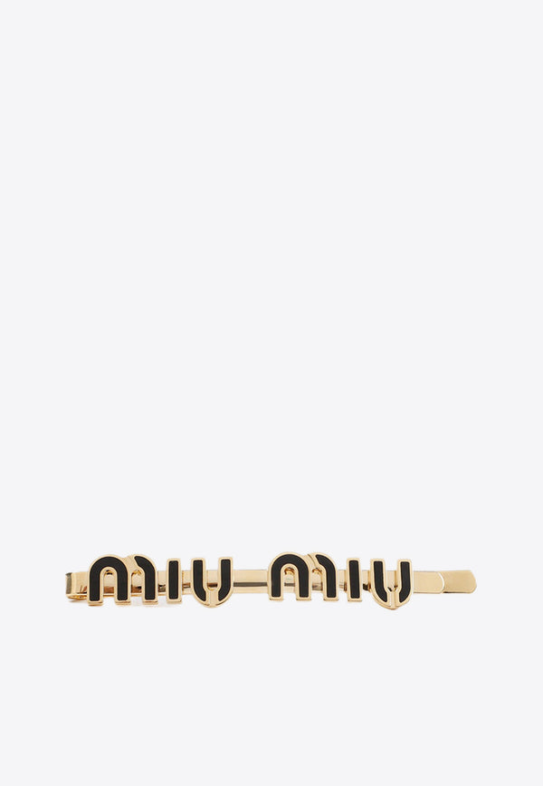 Logo-Lettering Hair Clip