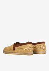 Etro Woven Raffia Espadrilles Beige 11350-7844 0800