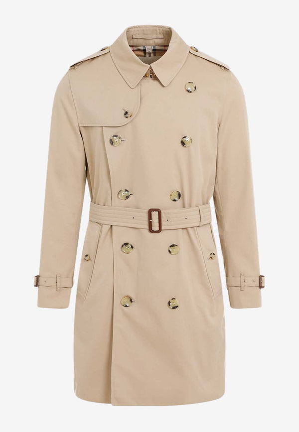 Belted Double-Breasted Trench Coat