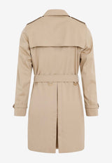 Belted Double-Breasted Trench Coat