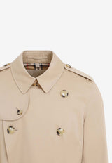 Belted Double-Breasted Trench Coat