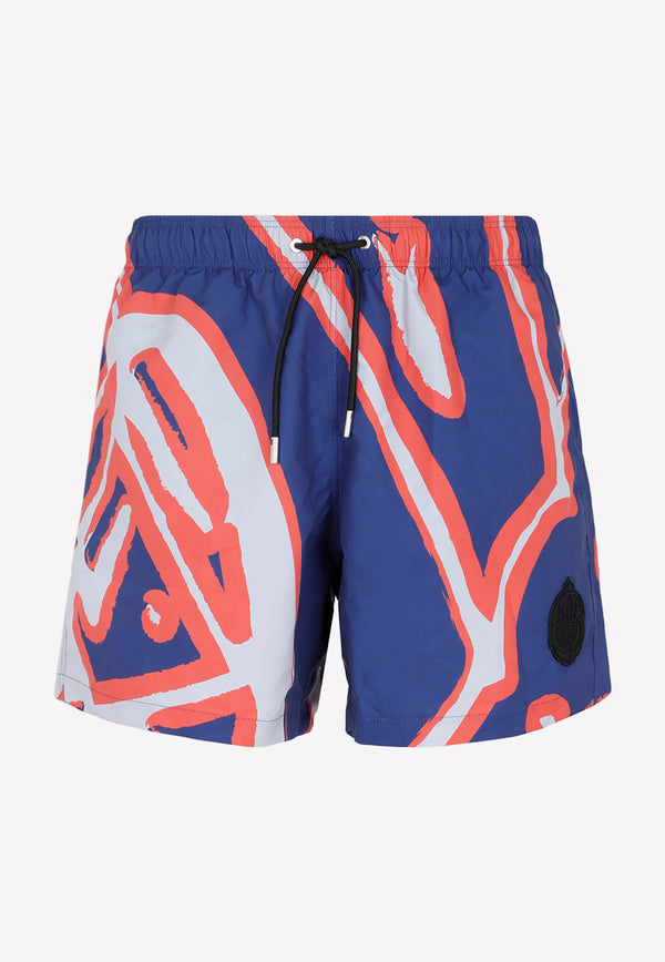 Scritto Print Swim Shorts