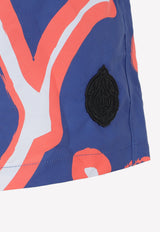 Scritto Print Swim Shorts