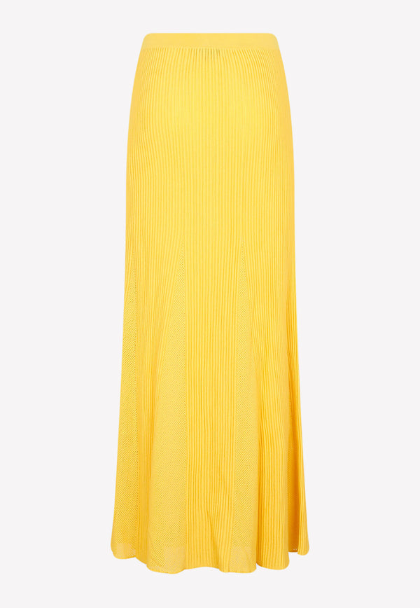 Eula Pleated Midi Skirt