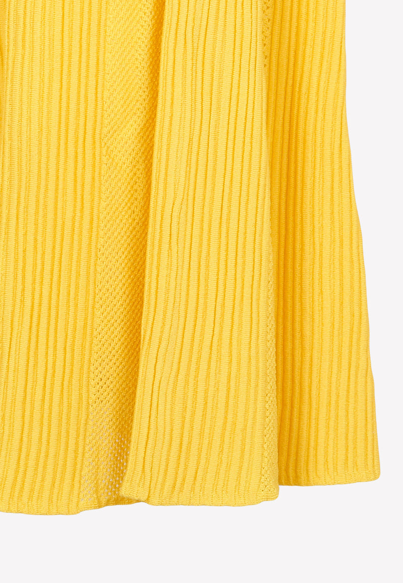 Eula Pleated Midi Skirt