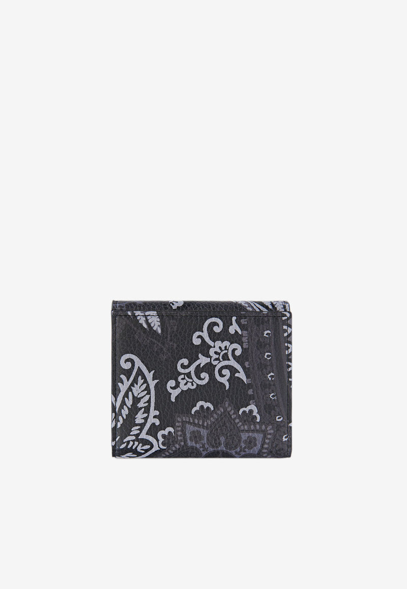 Etro Crown Me Paisley Print Purse 12463-2852 0001 Black