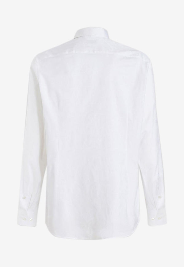 Etro Long-Sleeved Roma Shirt White 12908-6205 0990