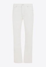 Logo-Patch Straight-Leg Jeans