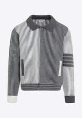 Paneled Striped Jacket