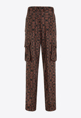 Polkar Printed Cargo Pants