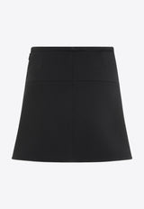 Ellipse Twill Mini Skirt