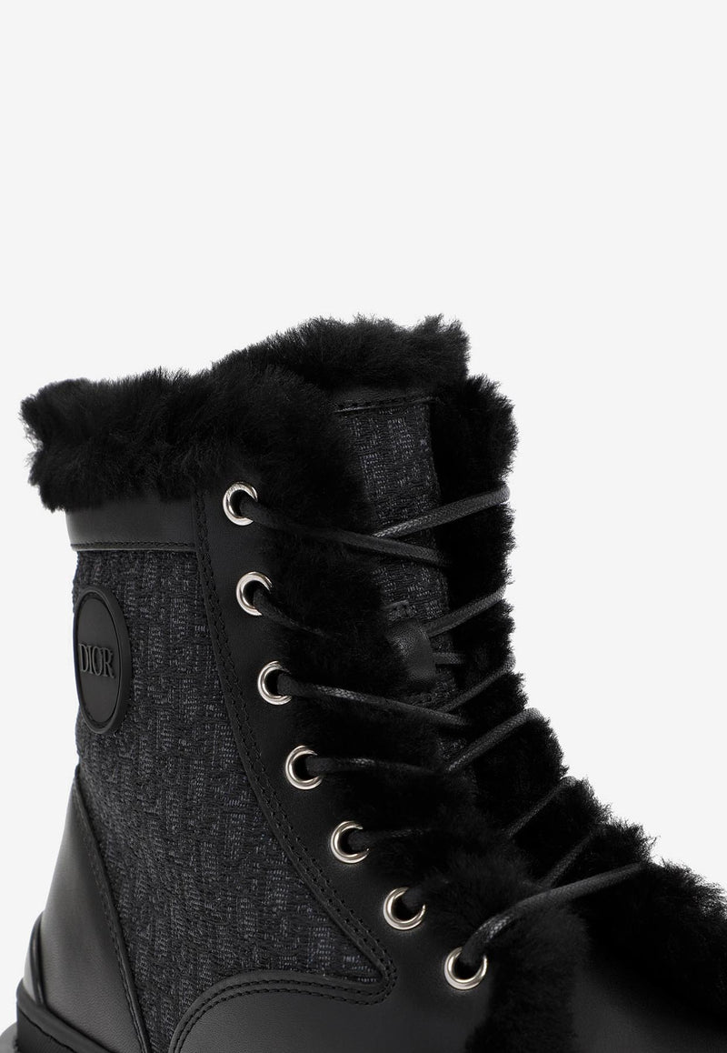 Lace-Up Leather Boots