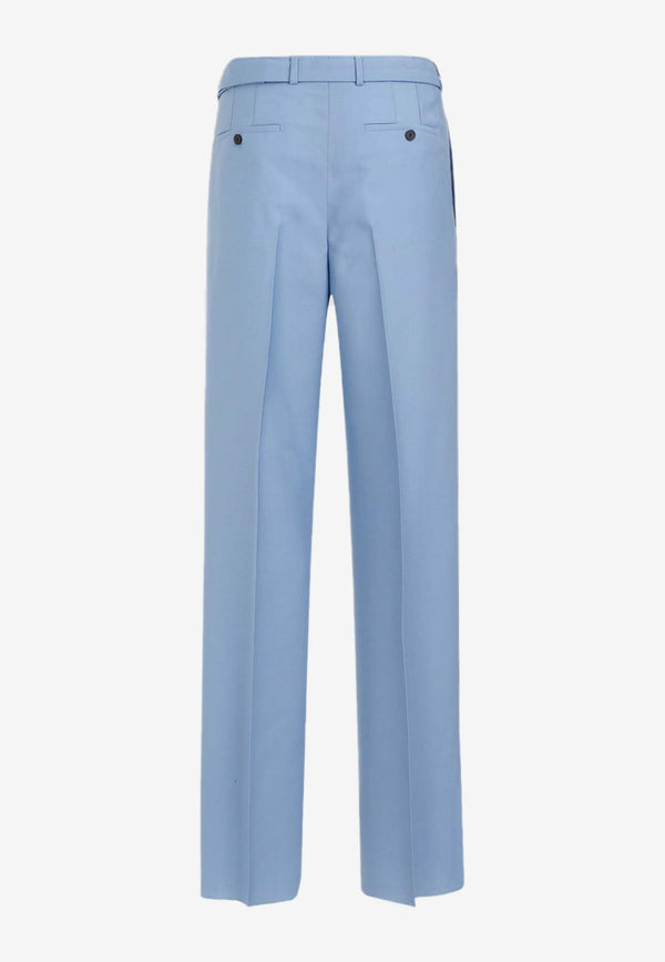 Wide-Leg Tailored Pants