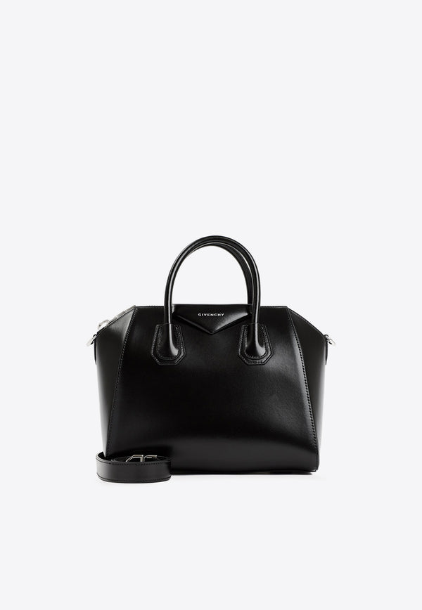 Small Antigona Top Handle Bag in Calf Leather