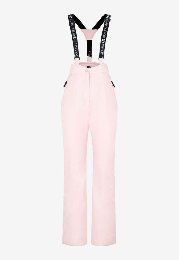 Straight-Leg Pants with Suspenders