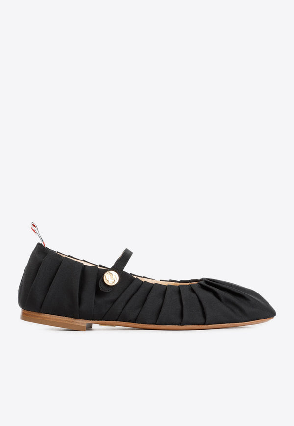 Pleated Ballet Flats