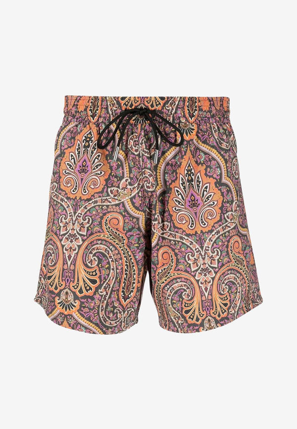 Etro Paisley Print Swim Shorts Multicolor 1B350-5601 0003