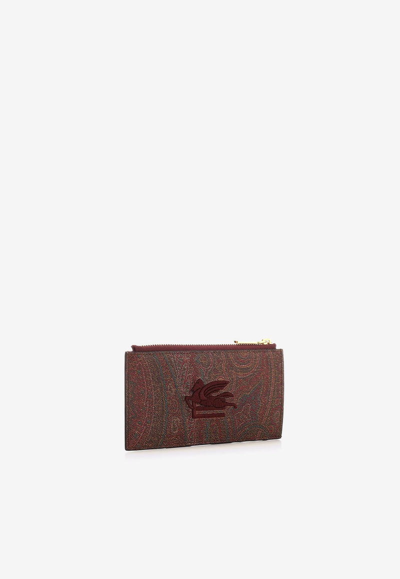 Etro Pagso-Embroiderd Cardholder Multicolor 1I451-7567 0600