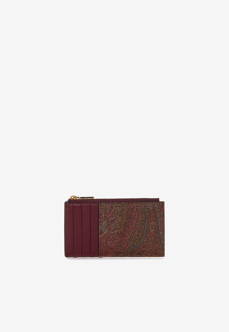 Etro Pagso-Embroiderd Cardholder Multicolor 1I451-7567 0600