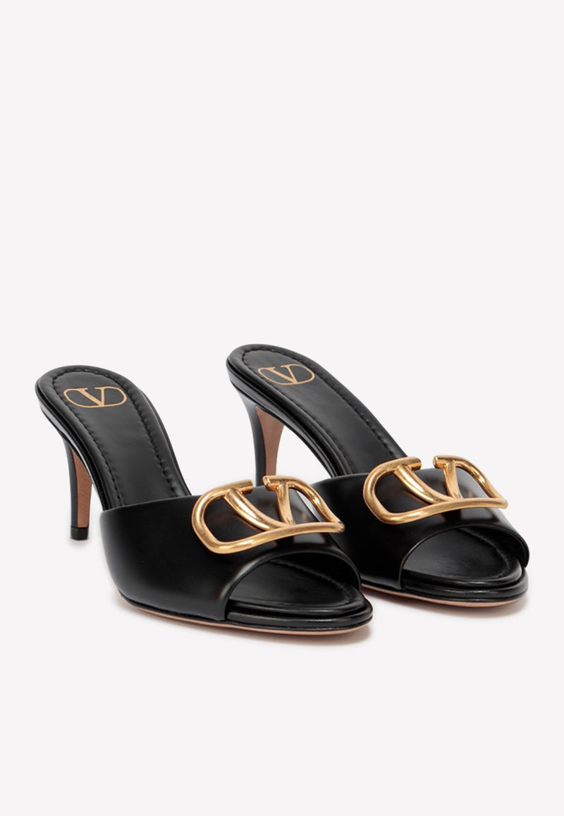 Valentino 60 VLogo Signature Mules in Calf Leather Black 1W2S0EL1DSH 0NO